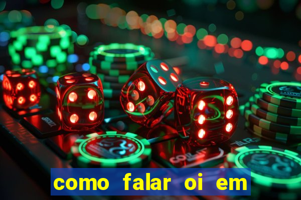 como falar oi em tupi guarani